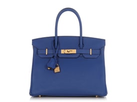 Hermes Hermès Royal Blue Togo Birkin 30
