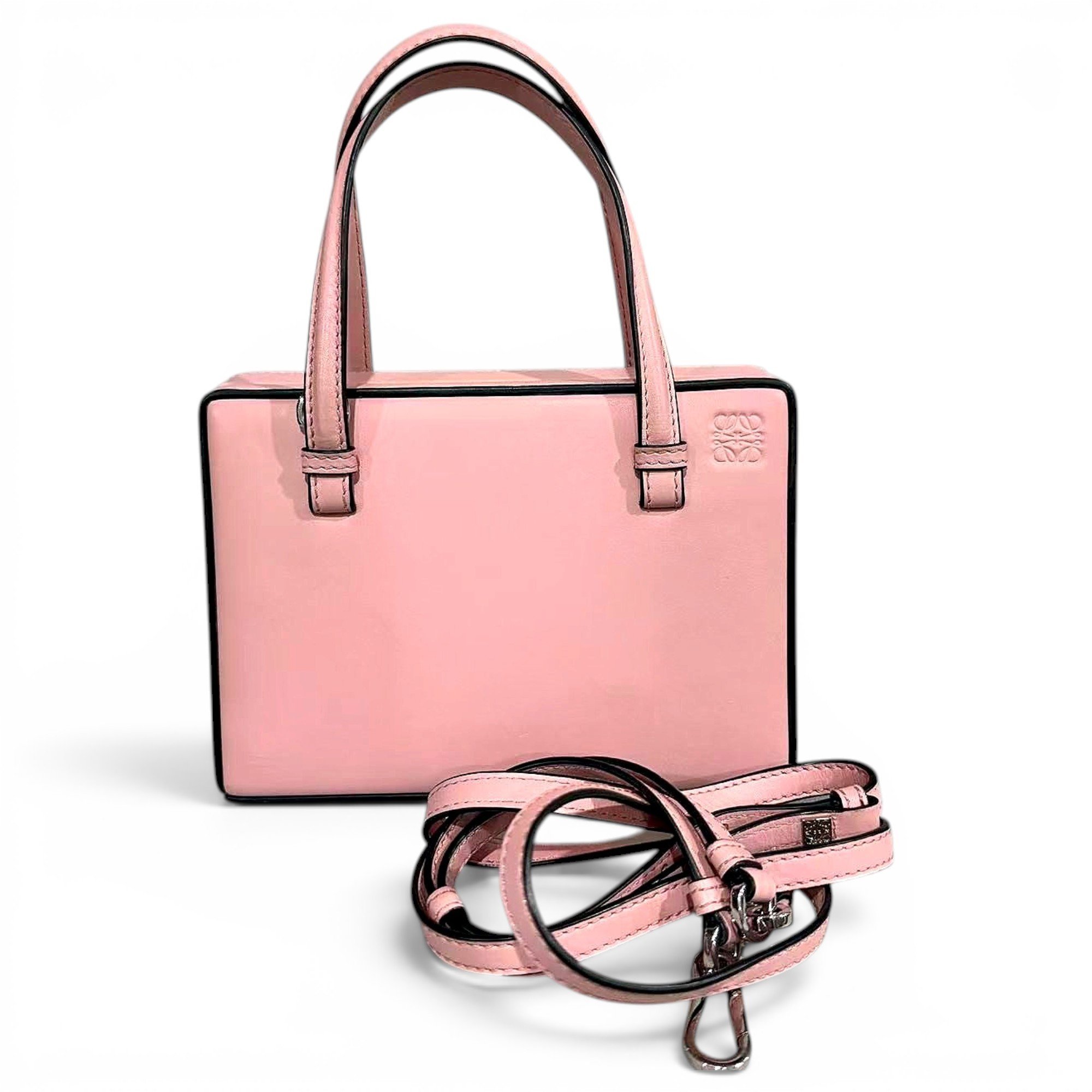 Postal leather handbag