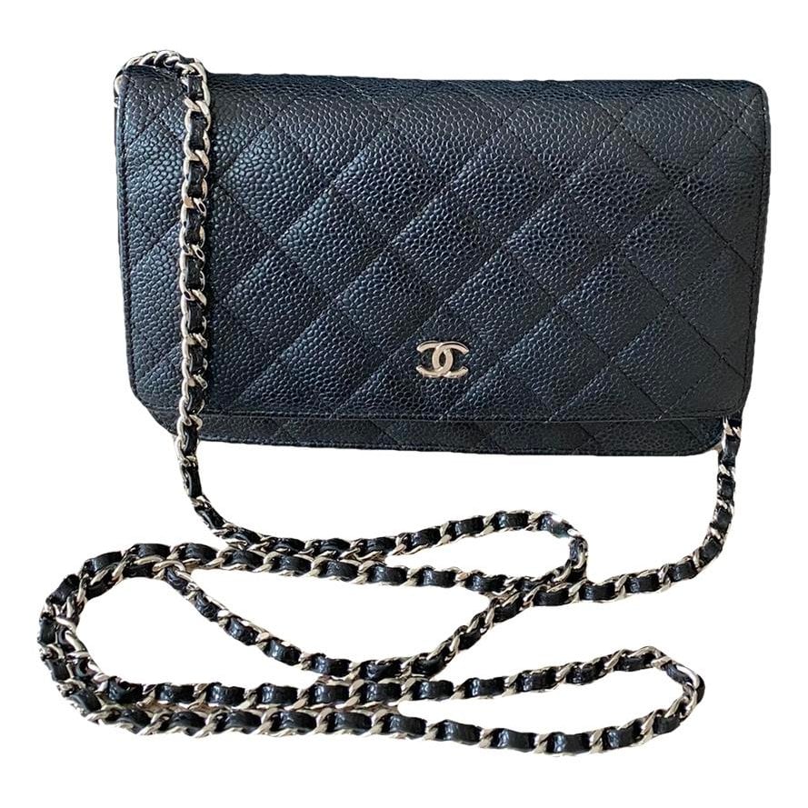 Wallet On Chain Timeless/Classique leather crossbody bag
