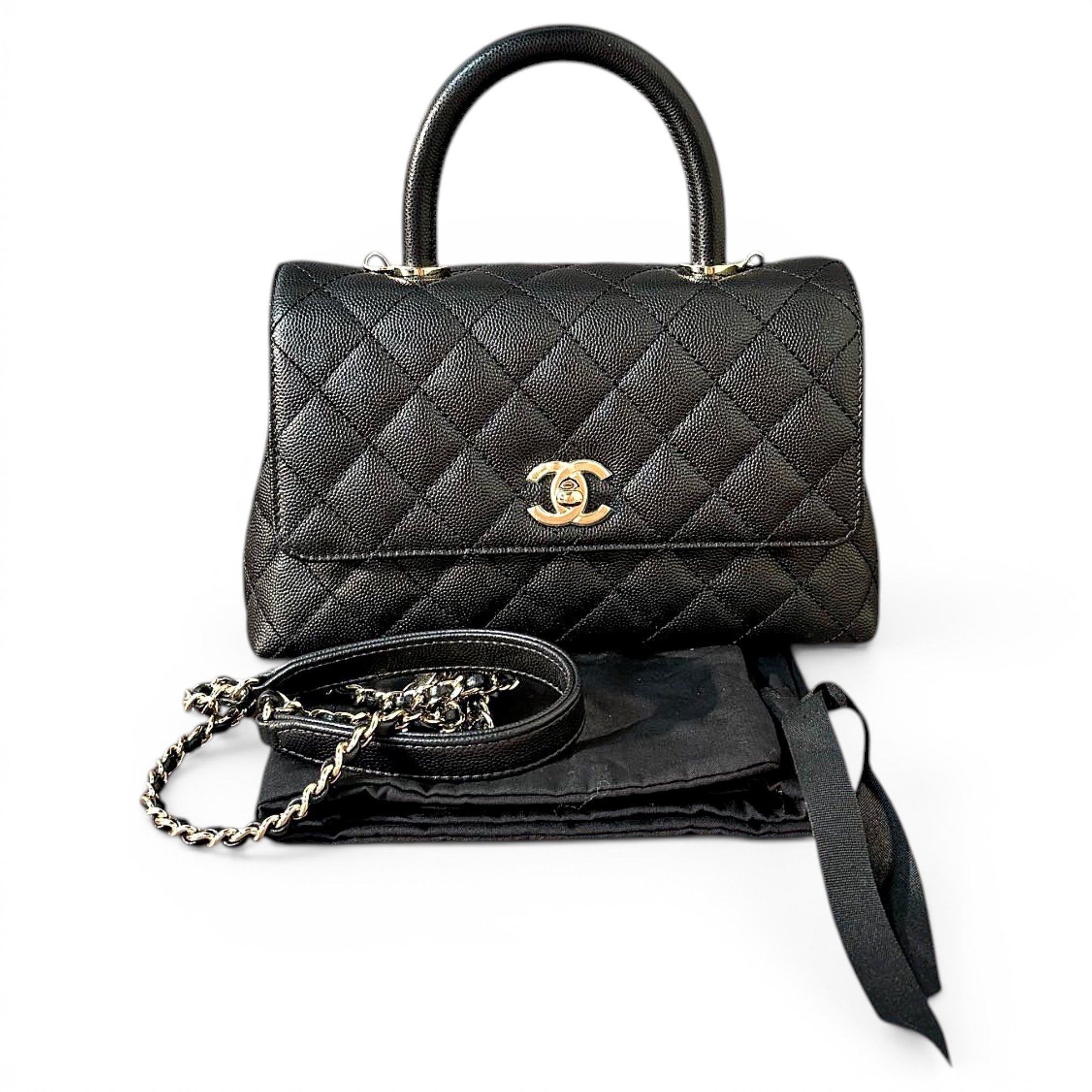 Coco Handle leather handbag