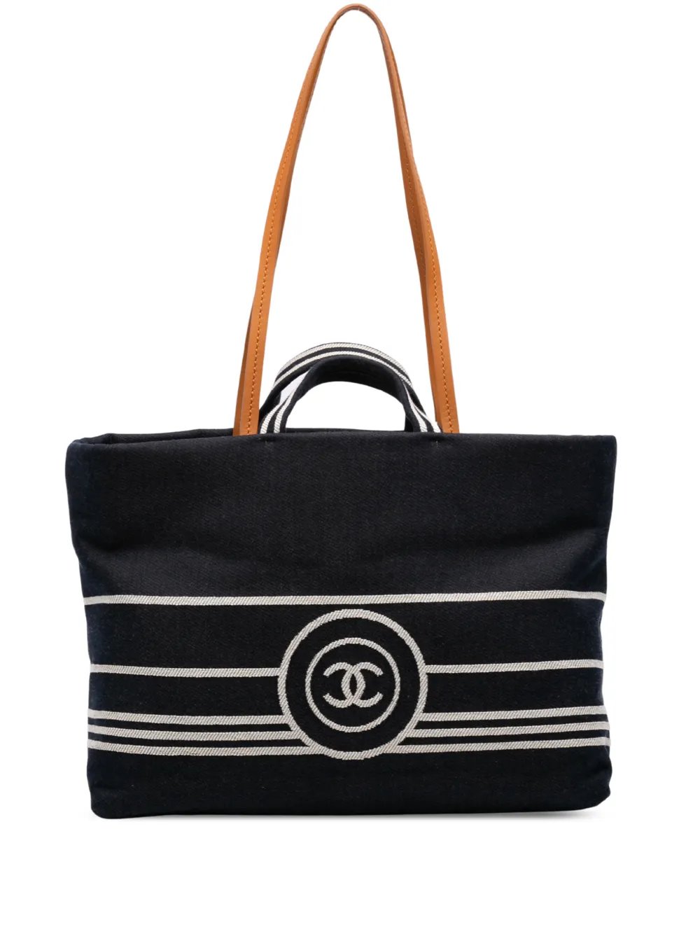 2014 CC Large Denim Shopping Tote satchel