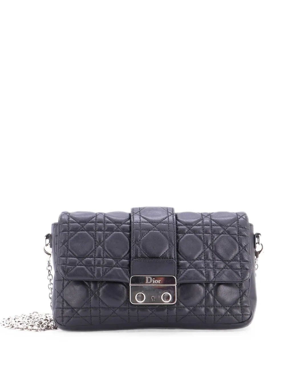 New Lock Pouch Cannage Quilt Lambskin Mini crossbody bag