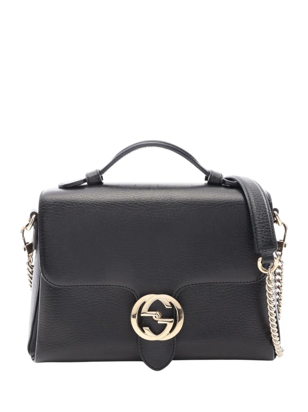 2016-2026 Small Dollar Calf Interlocking G satchel