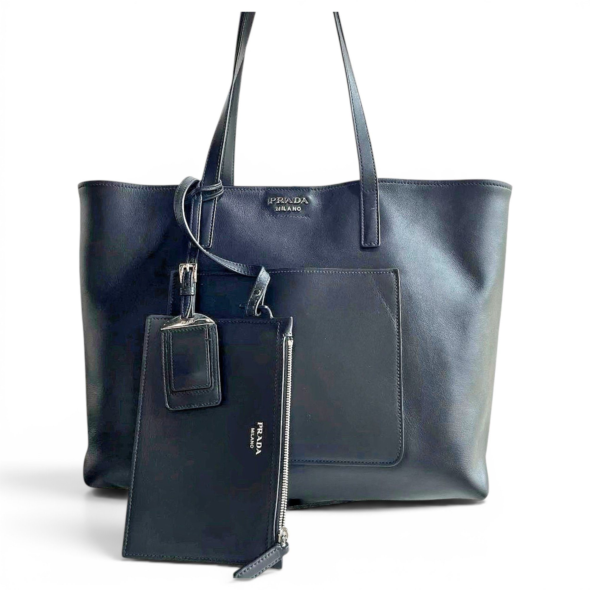 Leather tote