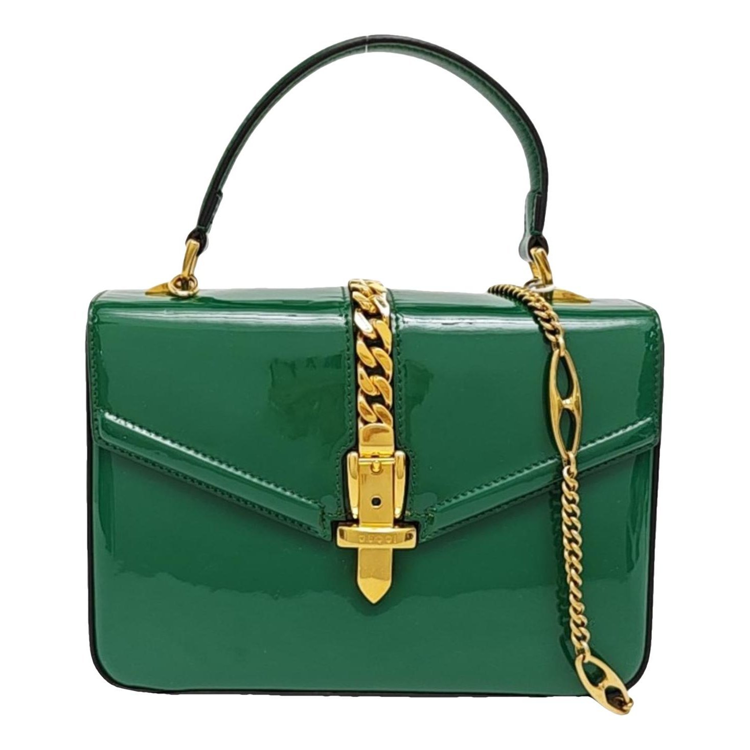 Sylvie 1969 patent leather handbag