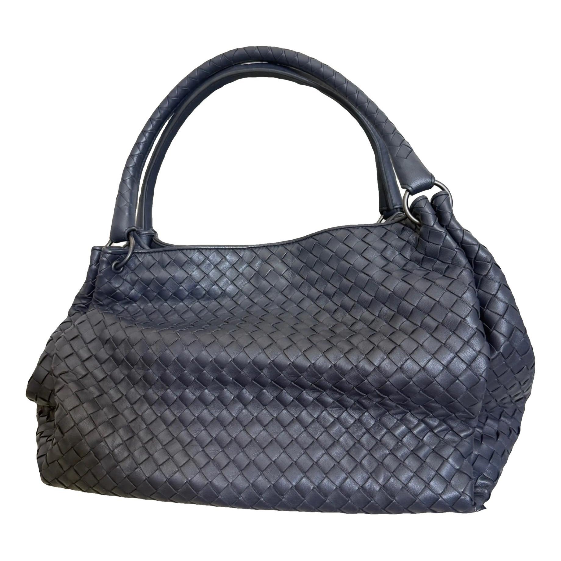Parachute leather handbag