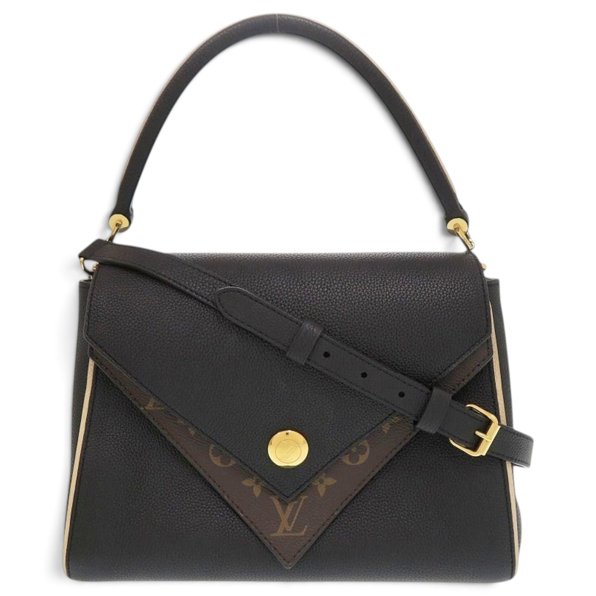Double V cloth handbag