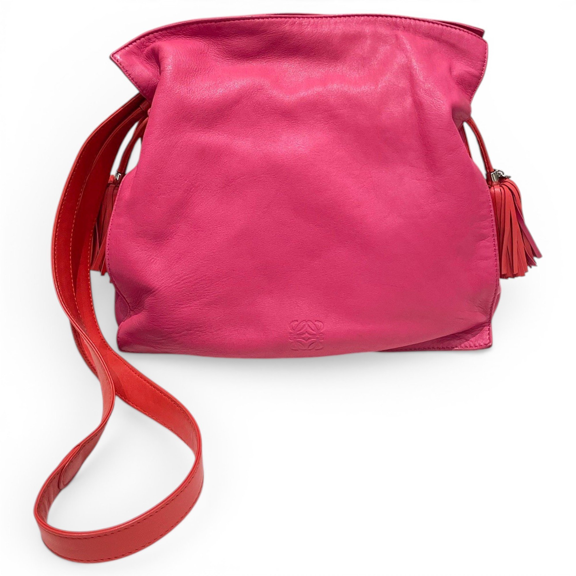 Flamenco leather handbag