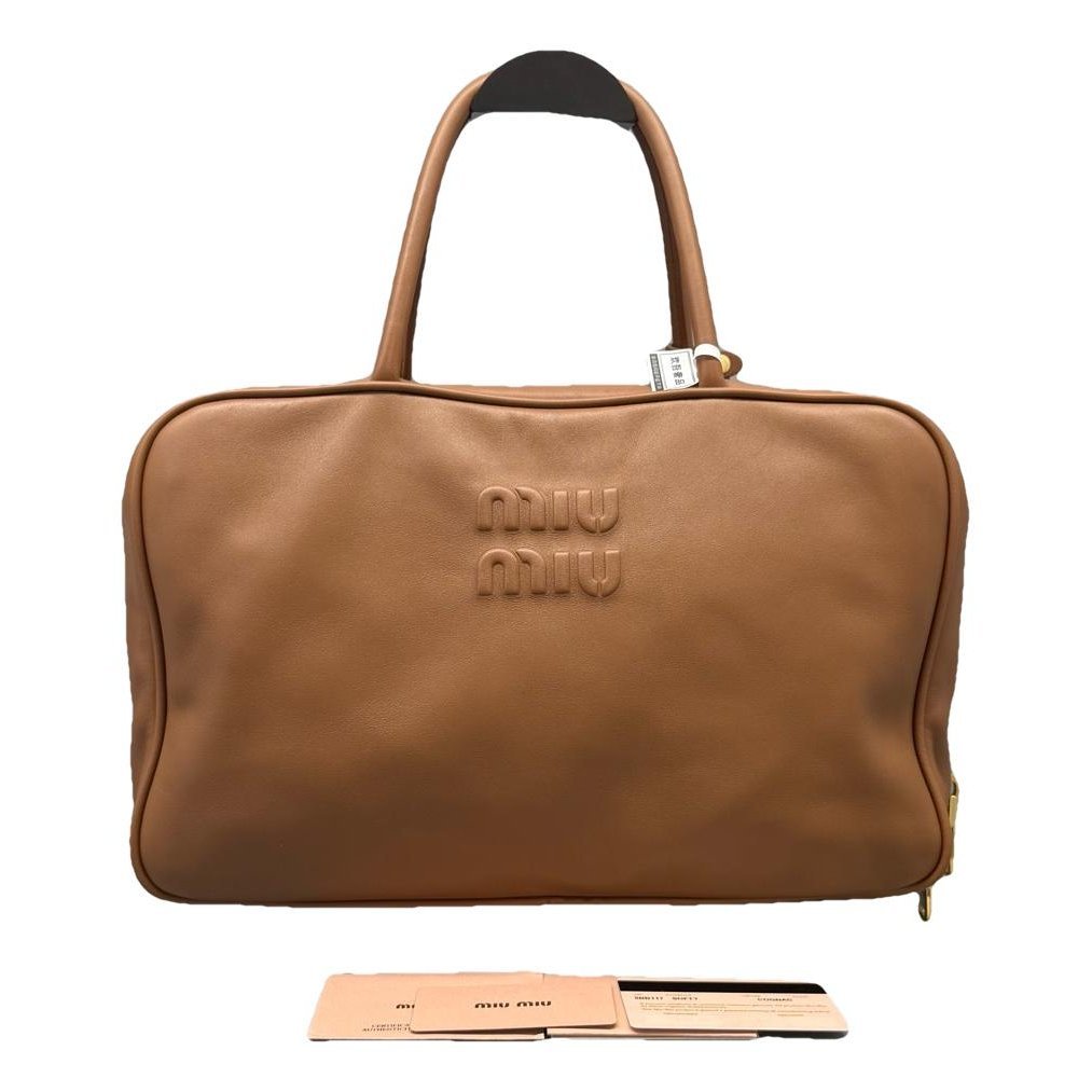 Leather handbag