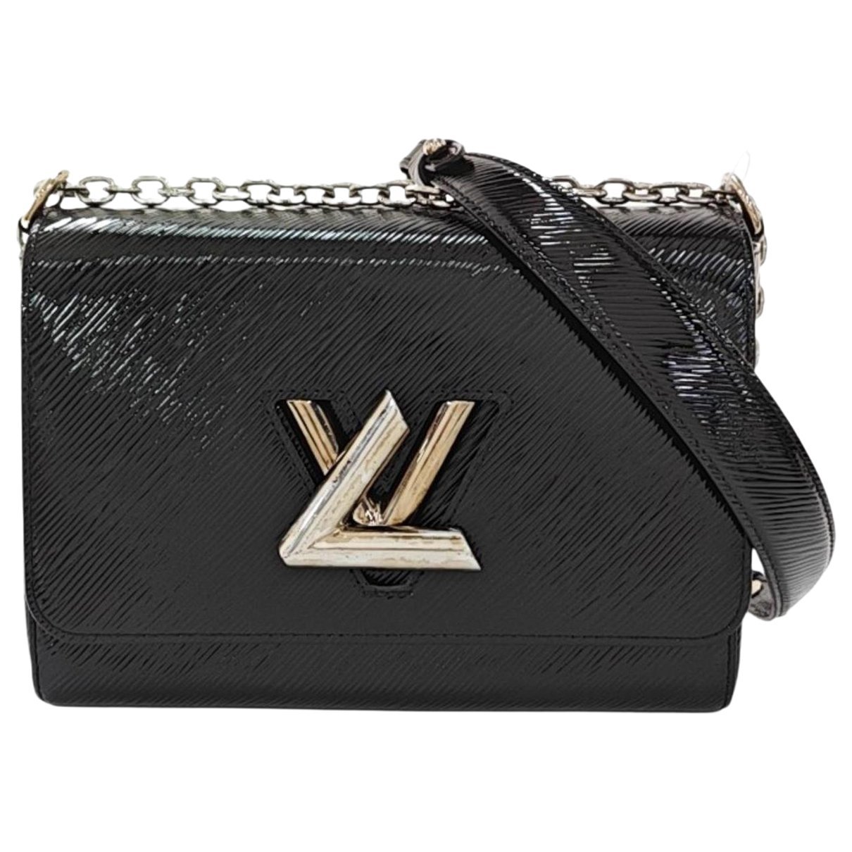Twist leather handbag