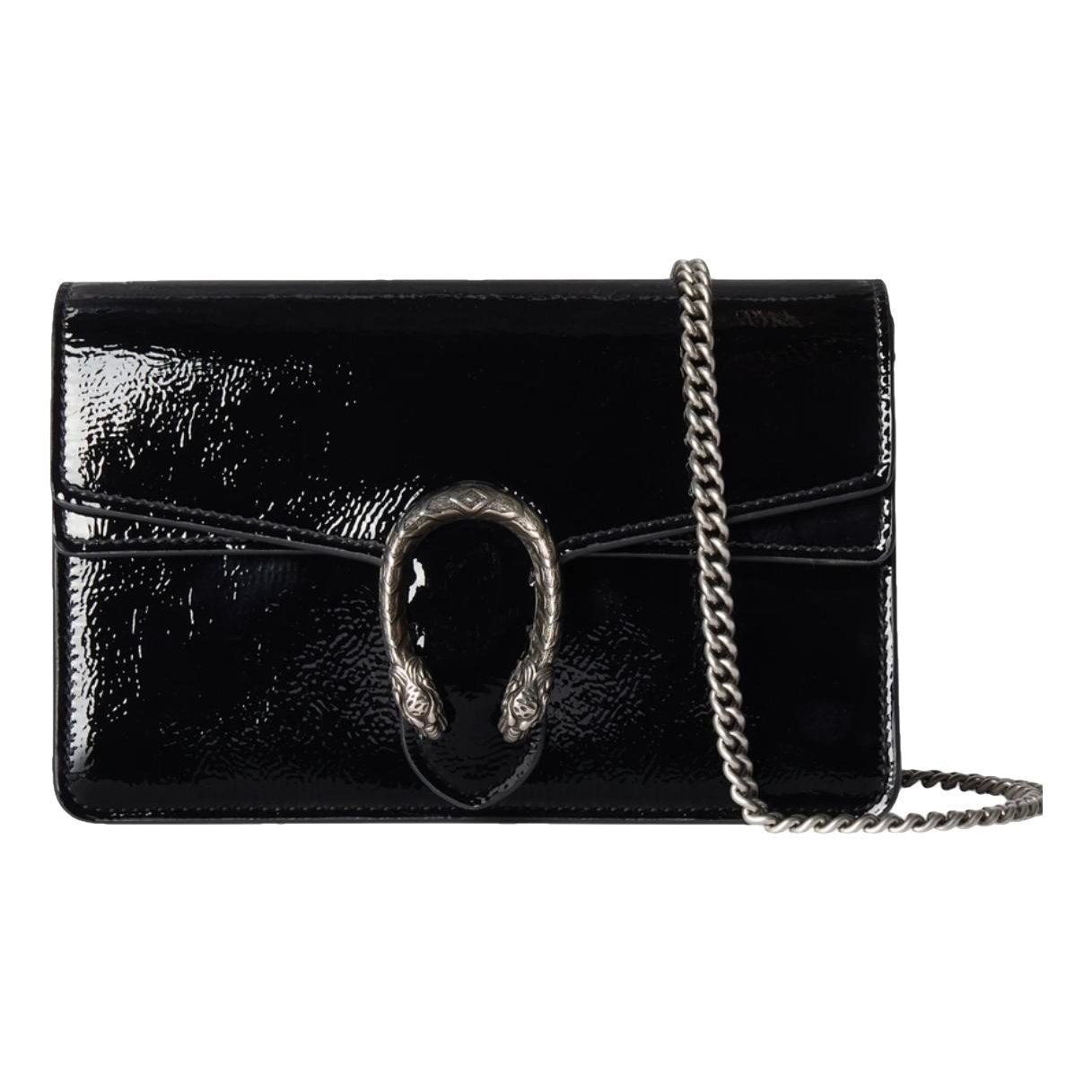 Dionysus Chain Wallet patent leather crossbody bag