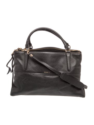 Leather Top Handle Bag