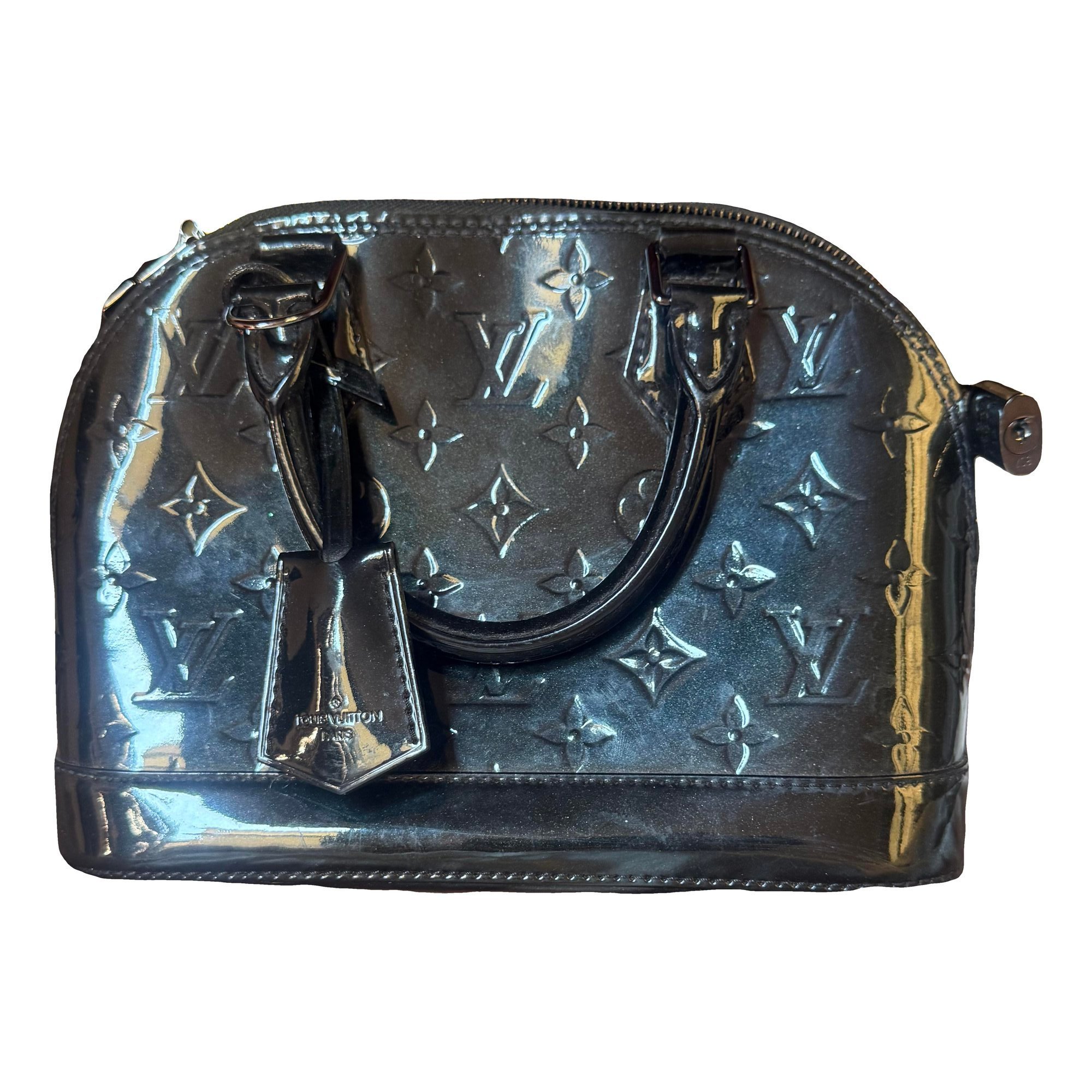 Alma BB patent leather mini bag