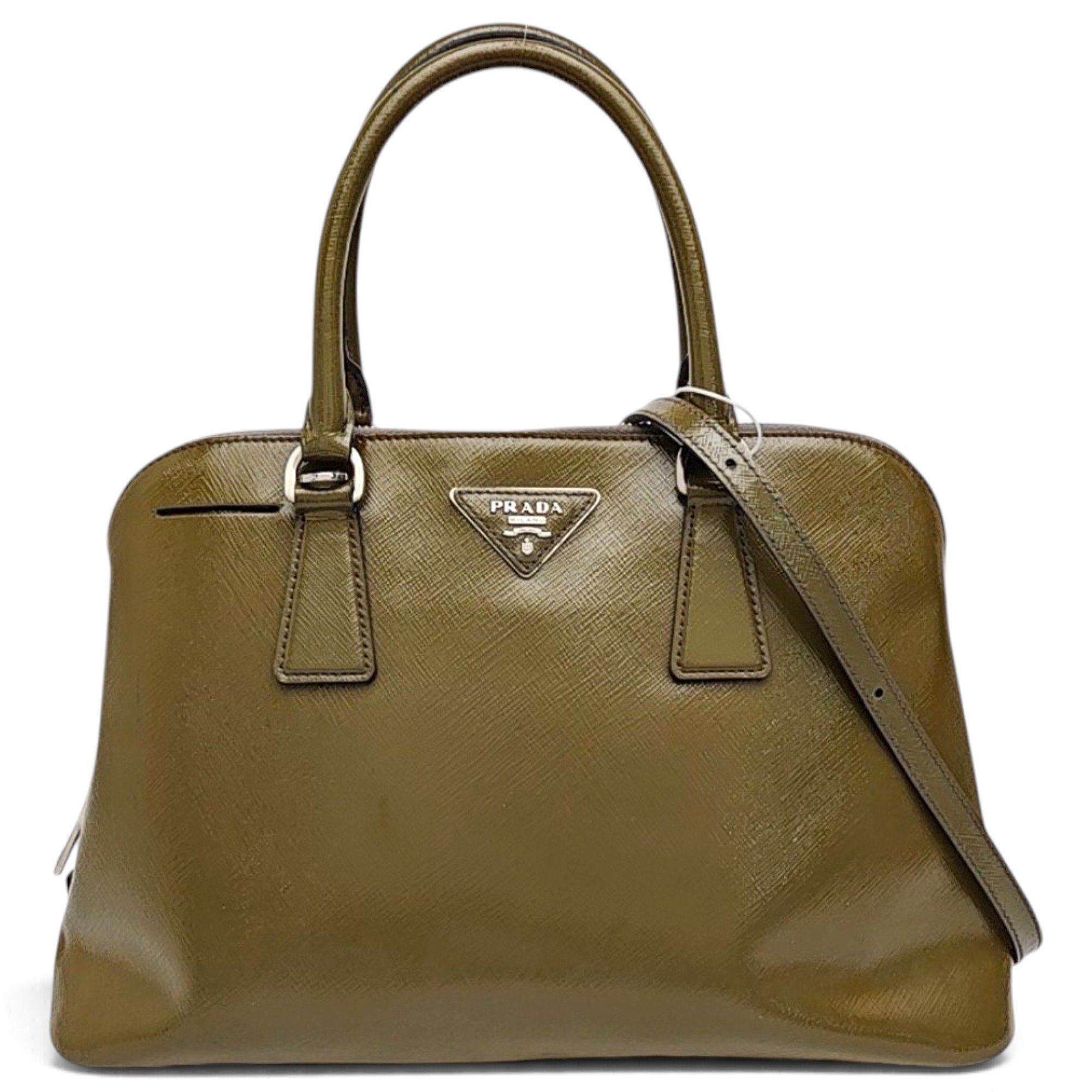 Promenade leather handbag