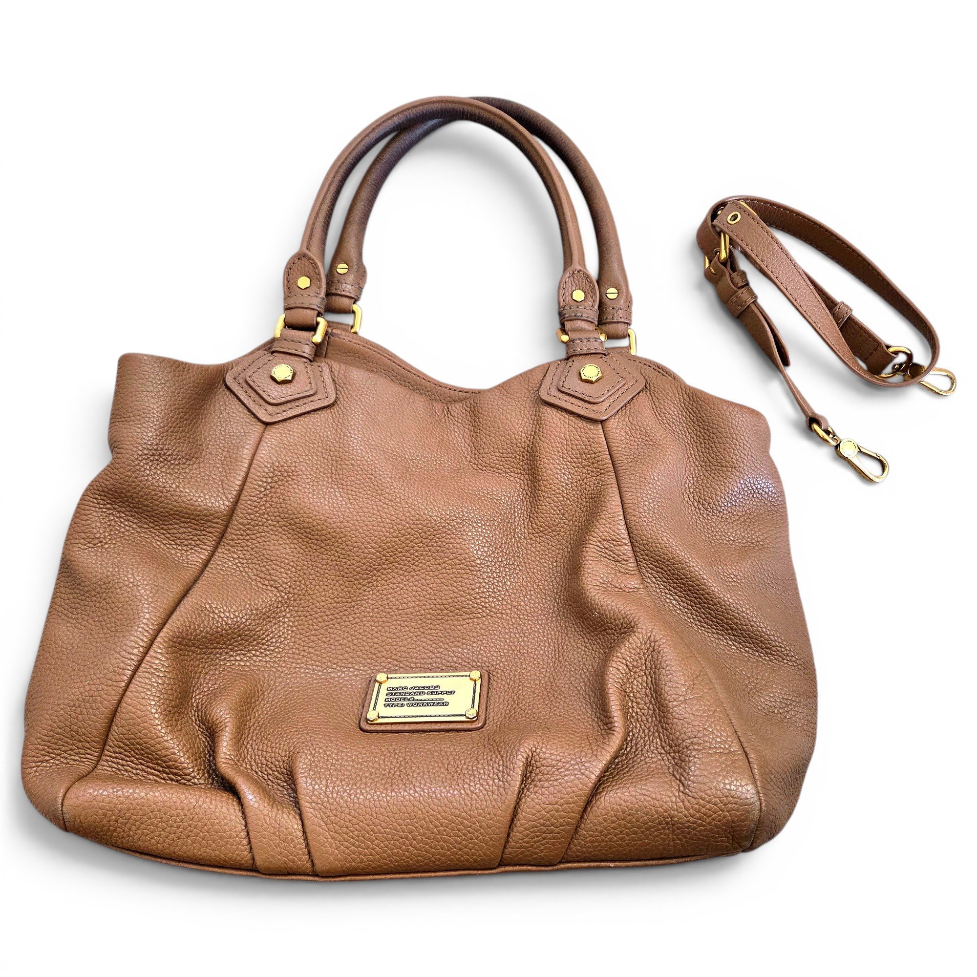 Leather handbag