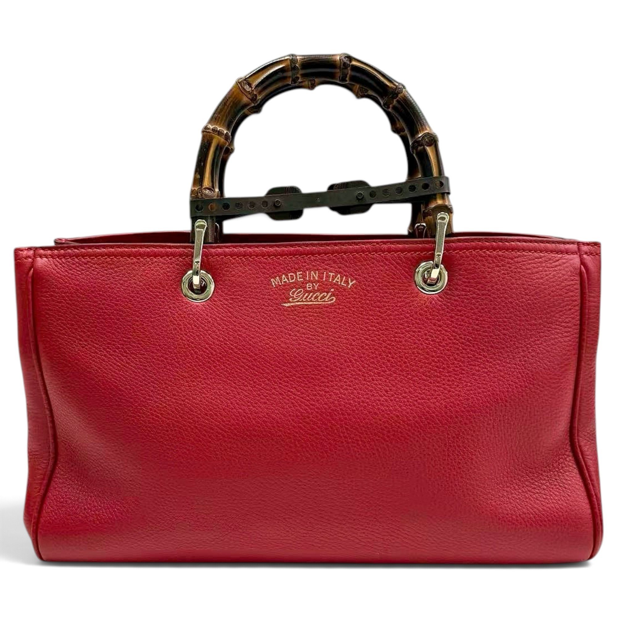 Bamboo Shopper leather tote