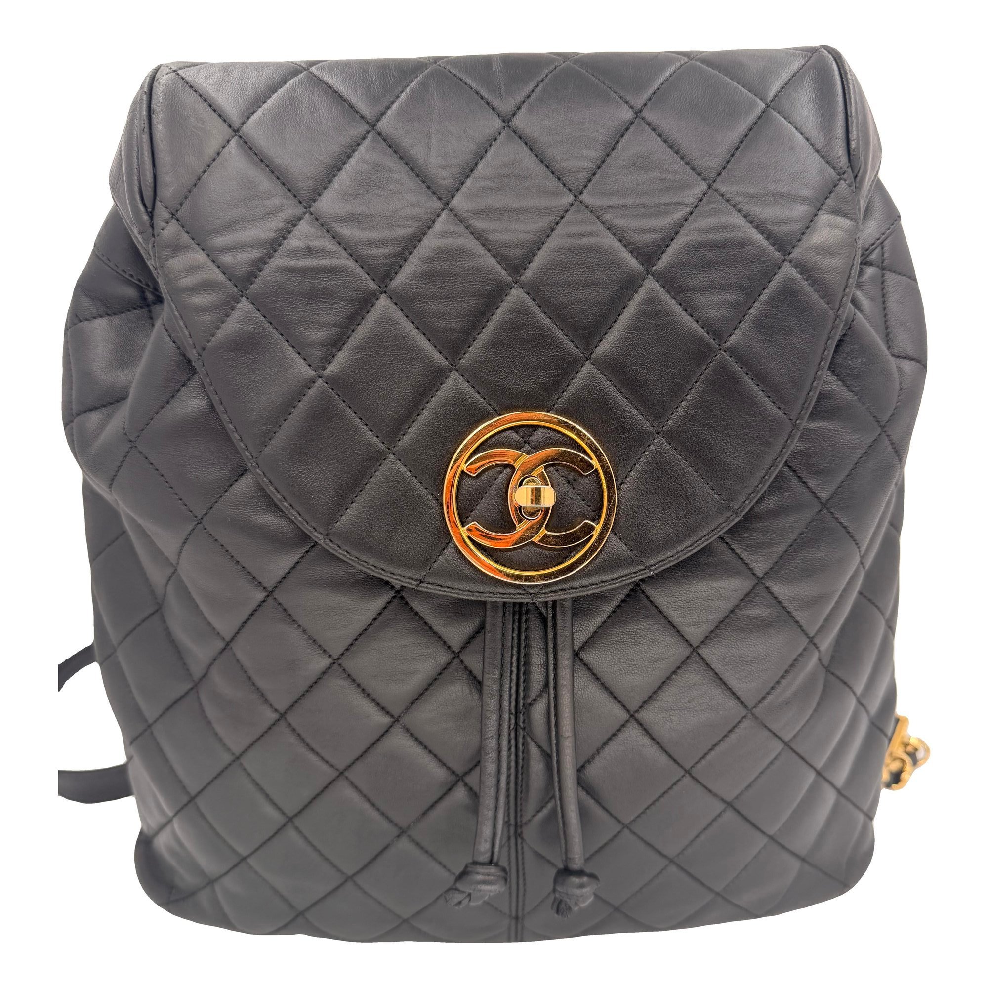 Leather backpack