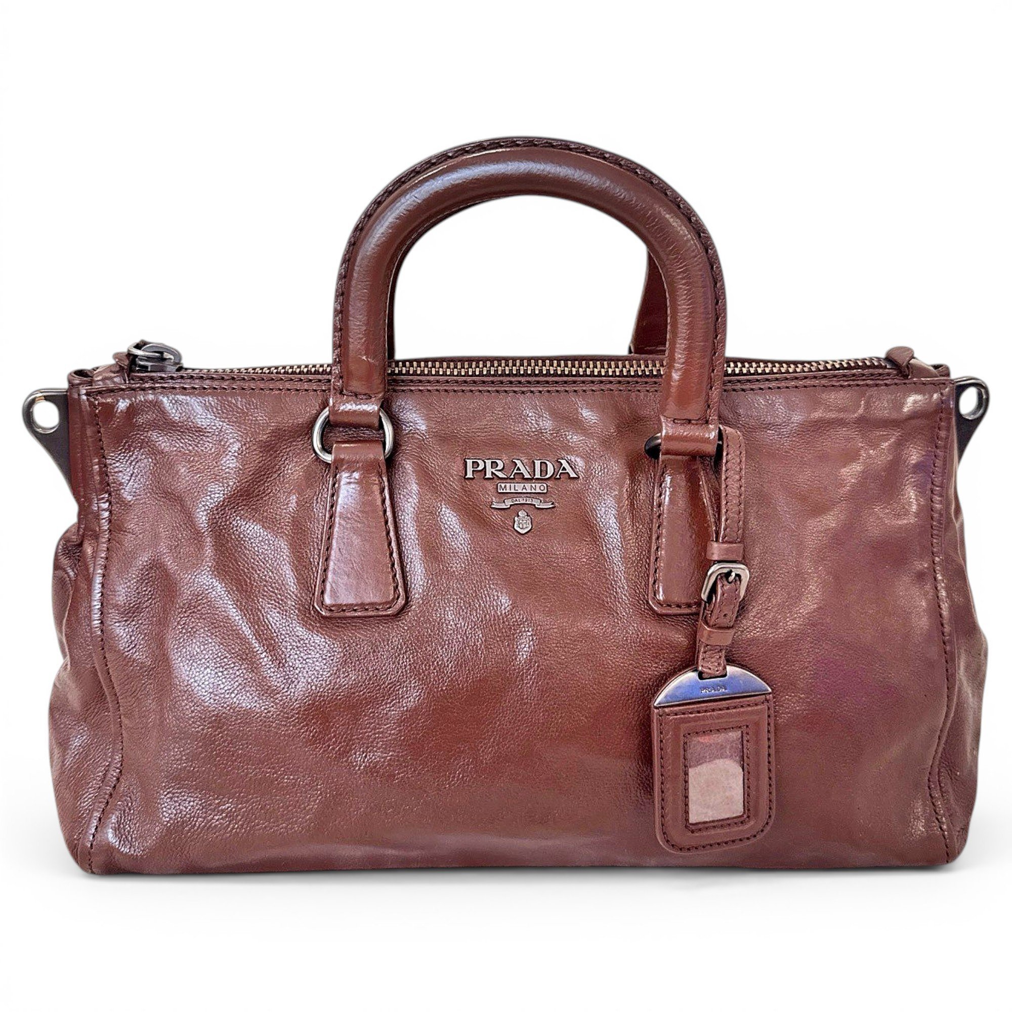 Galleria leather handbag