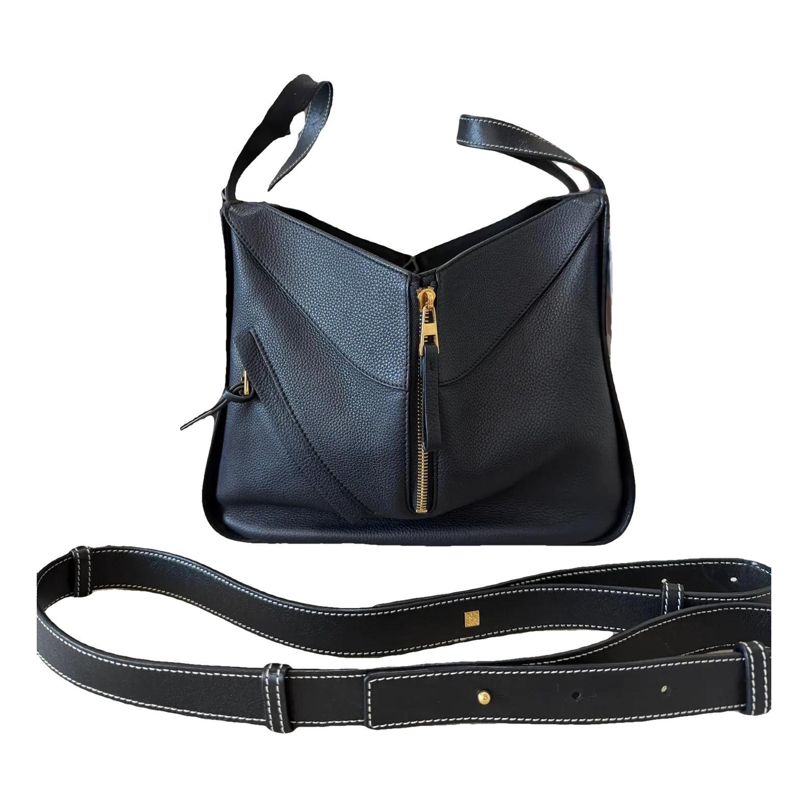 Hammock leather handbag