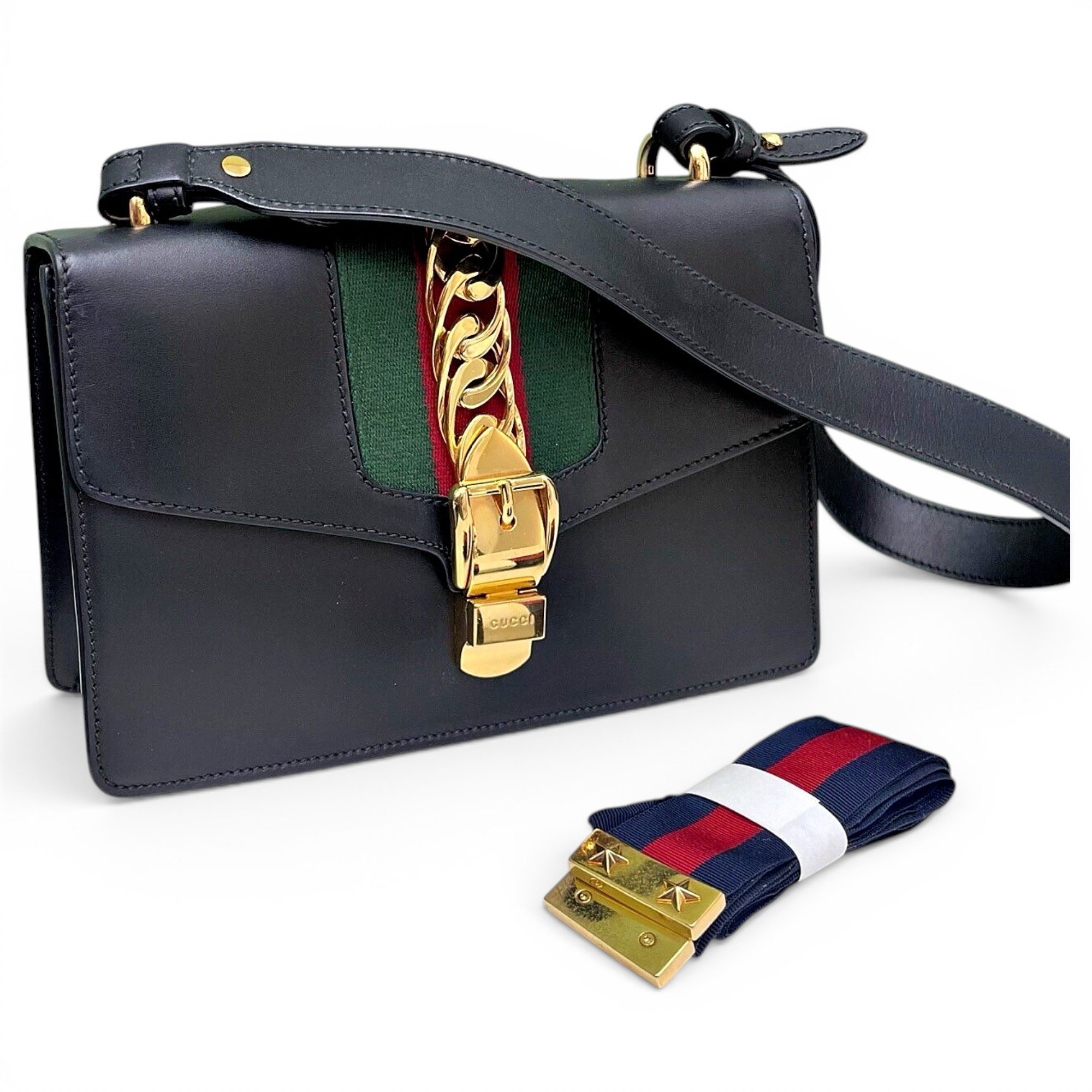 Leather handbag