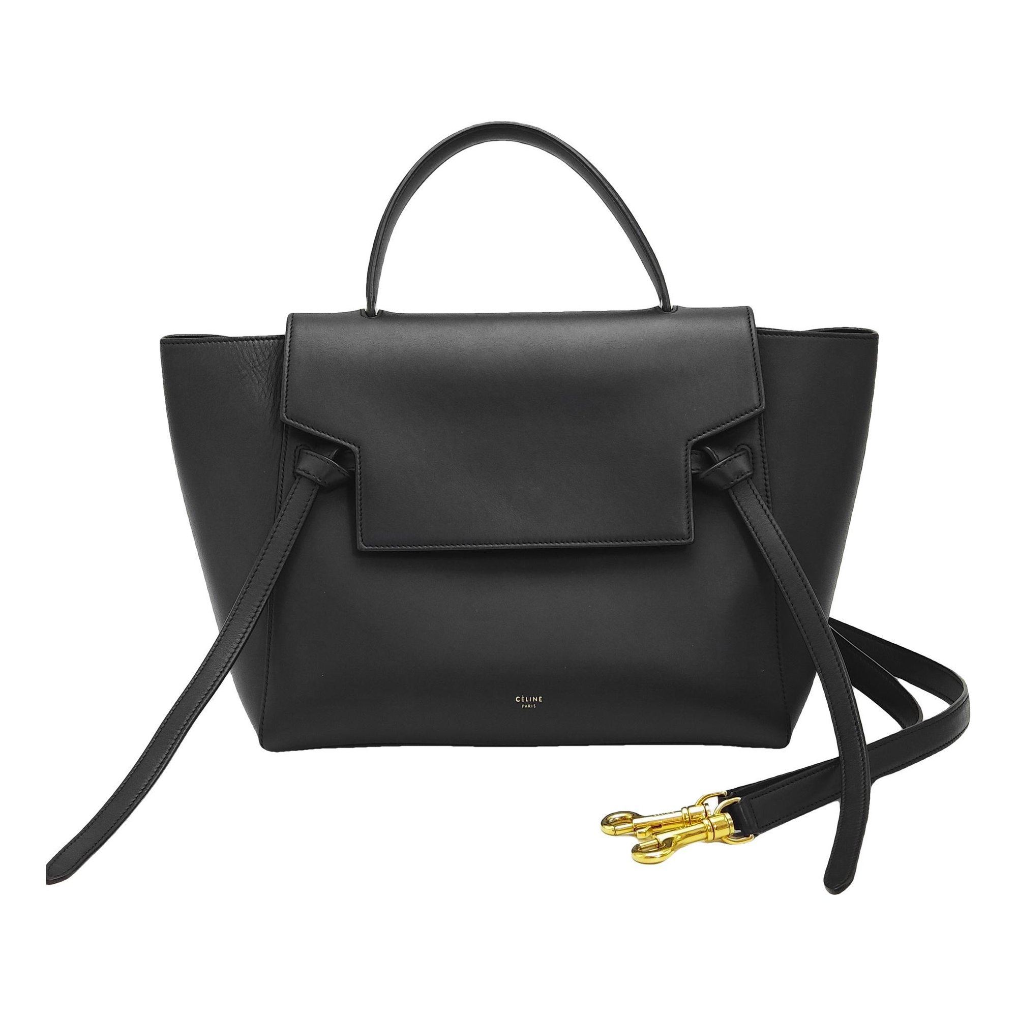 Belt leather handbag