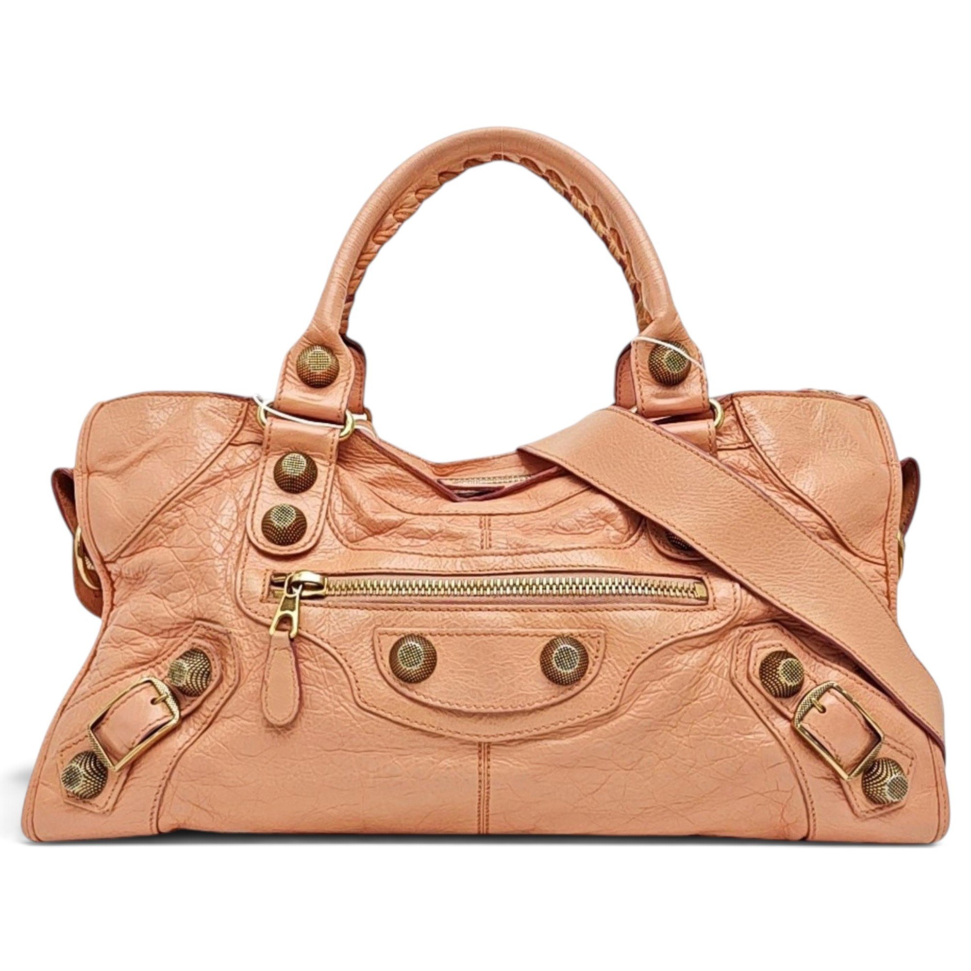 Leather handbag
