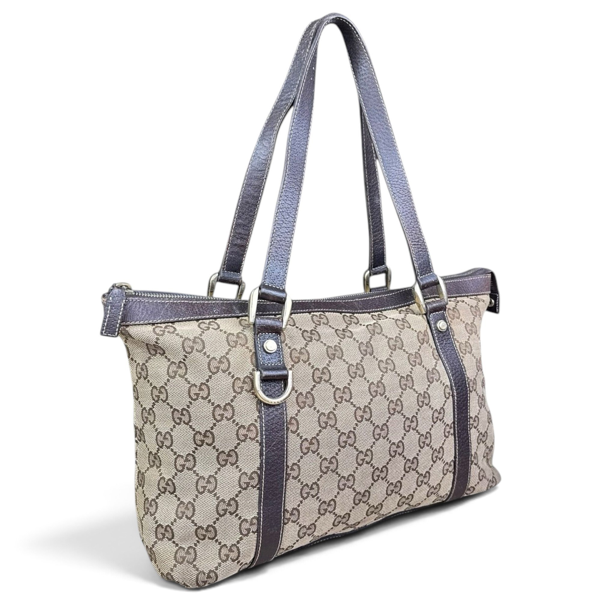 Abbey leather tote