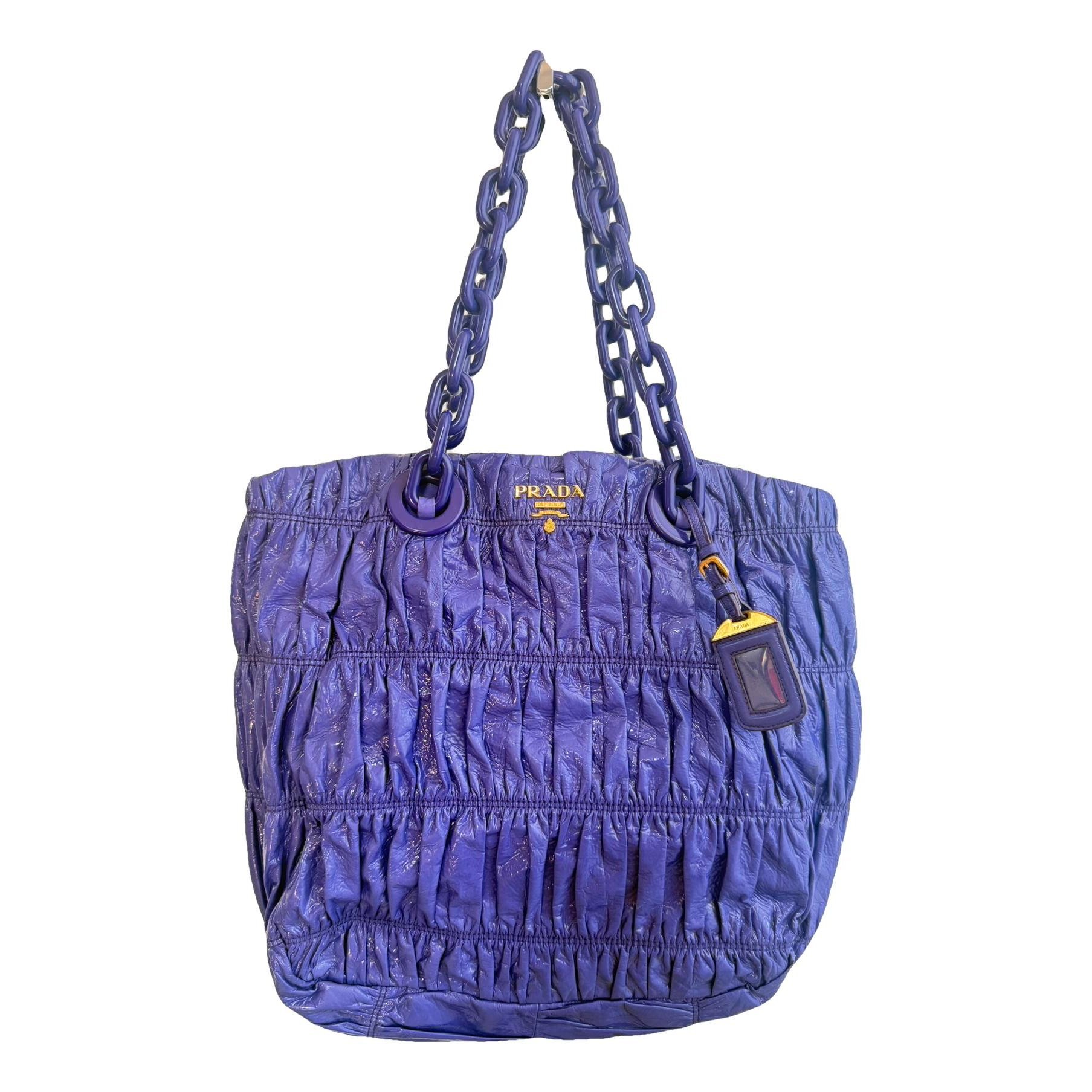 Patent leather handbag