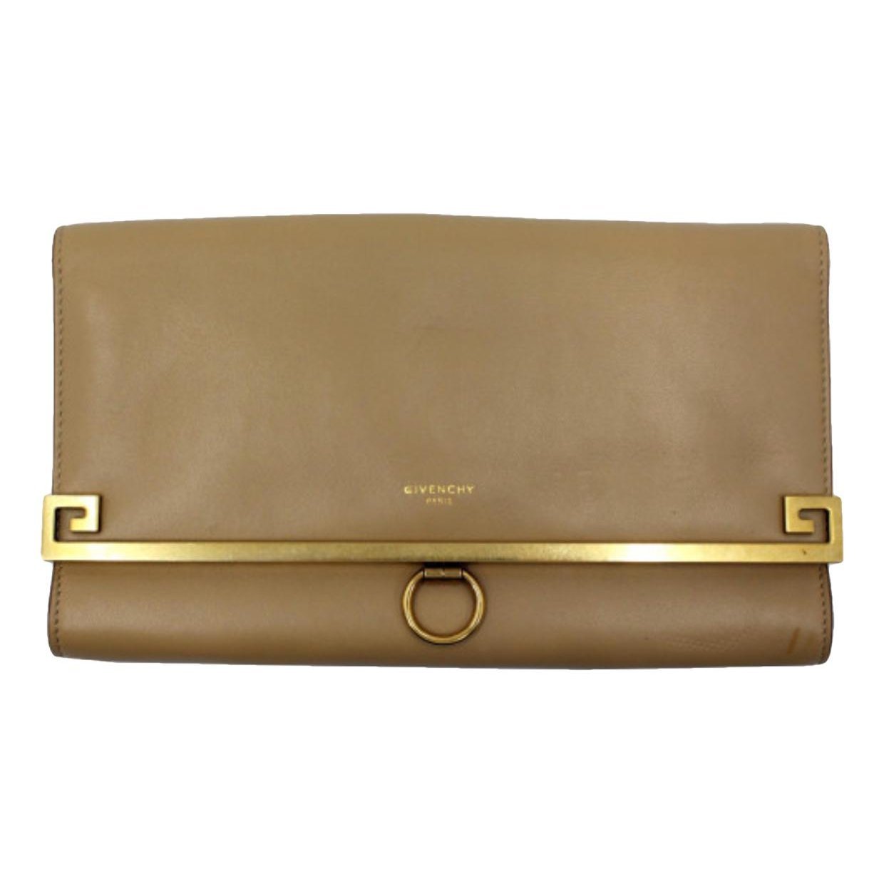 Givenchy Emblem leather clutch bag