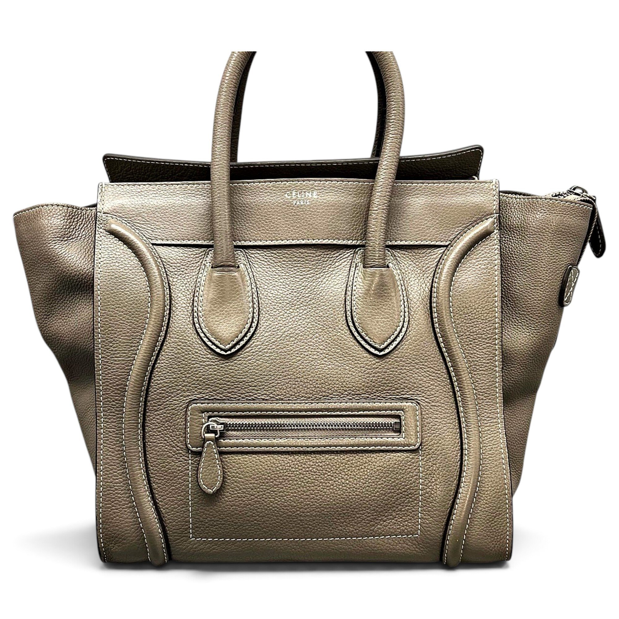 Luggage leather handbag