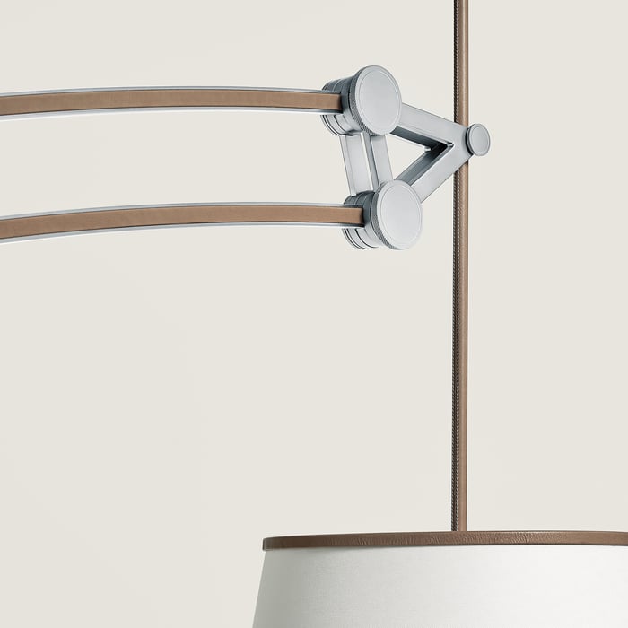 Étoupe Pantographe Arch Floor Lamp
