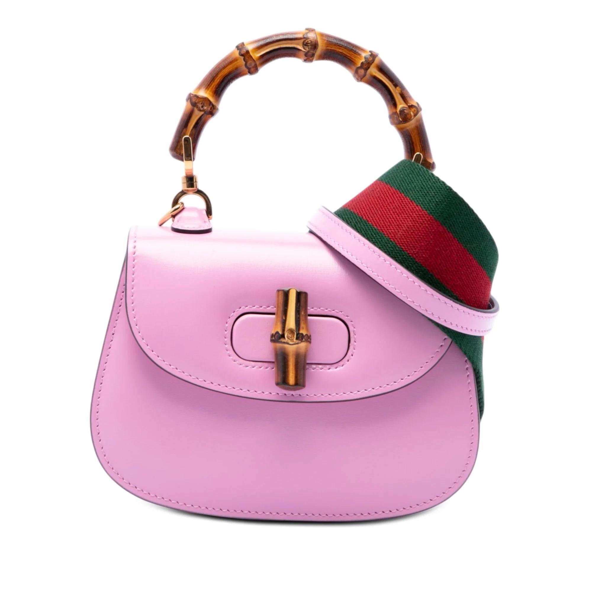 Bamboo Top Handle pony-style calfskin handbag