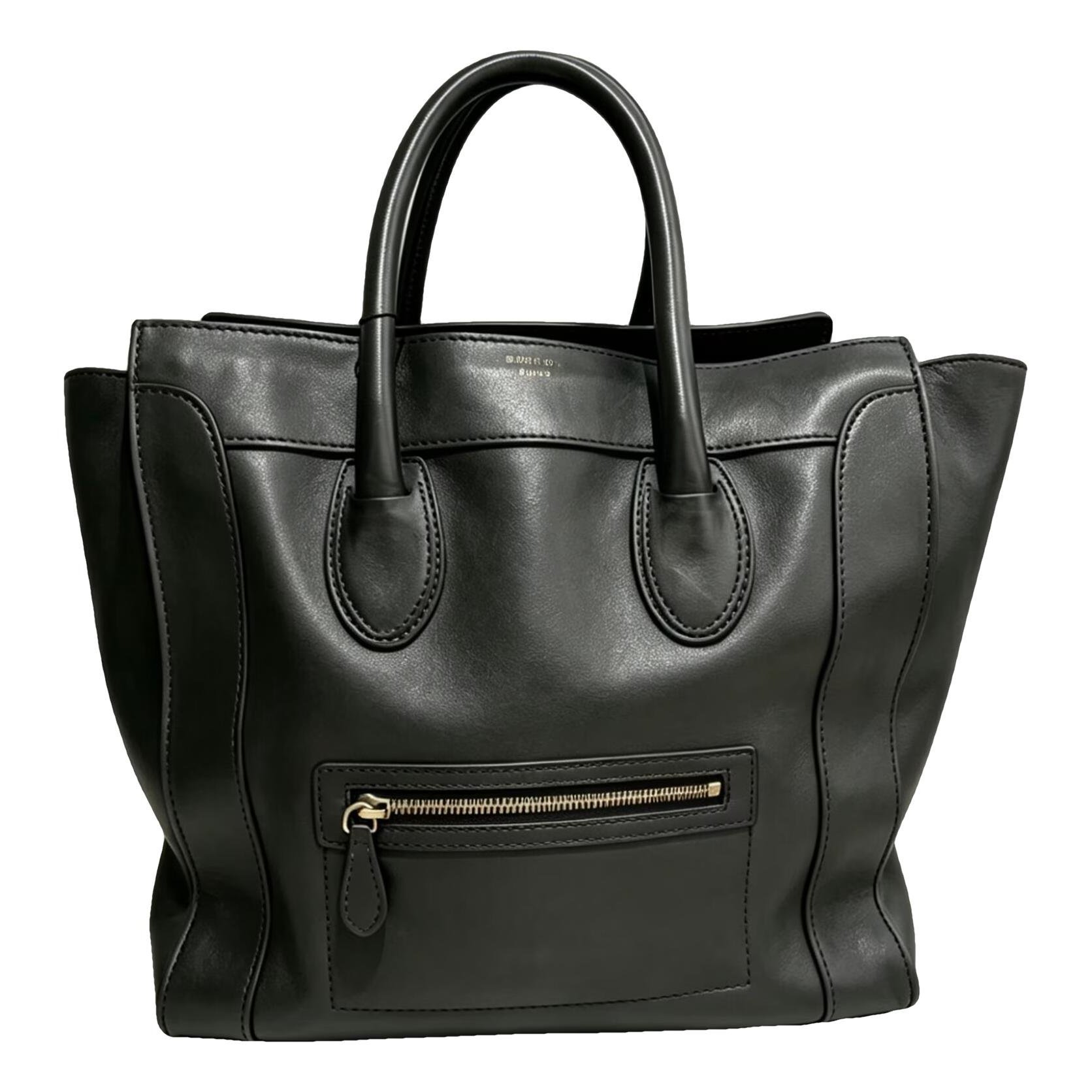 Luggage leather handbag