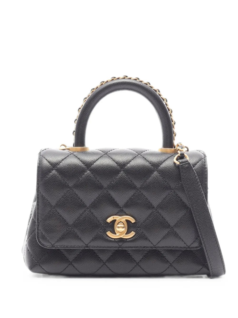 Coco Handle quilted shoulder bag