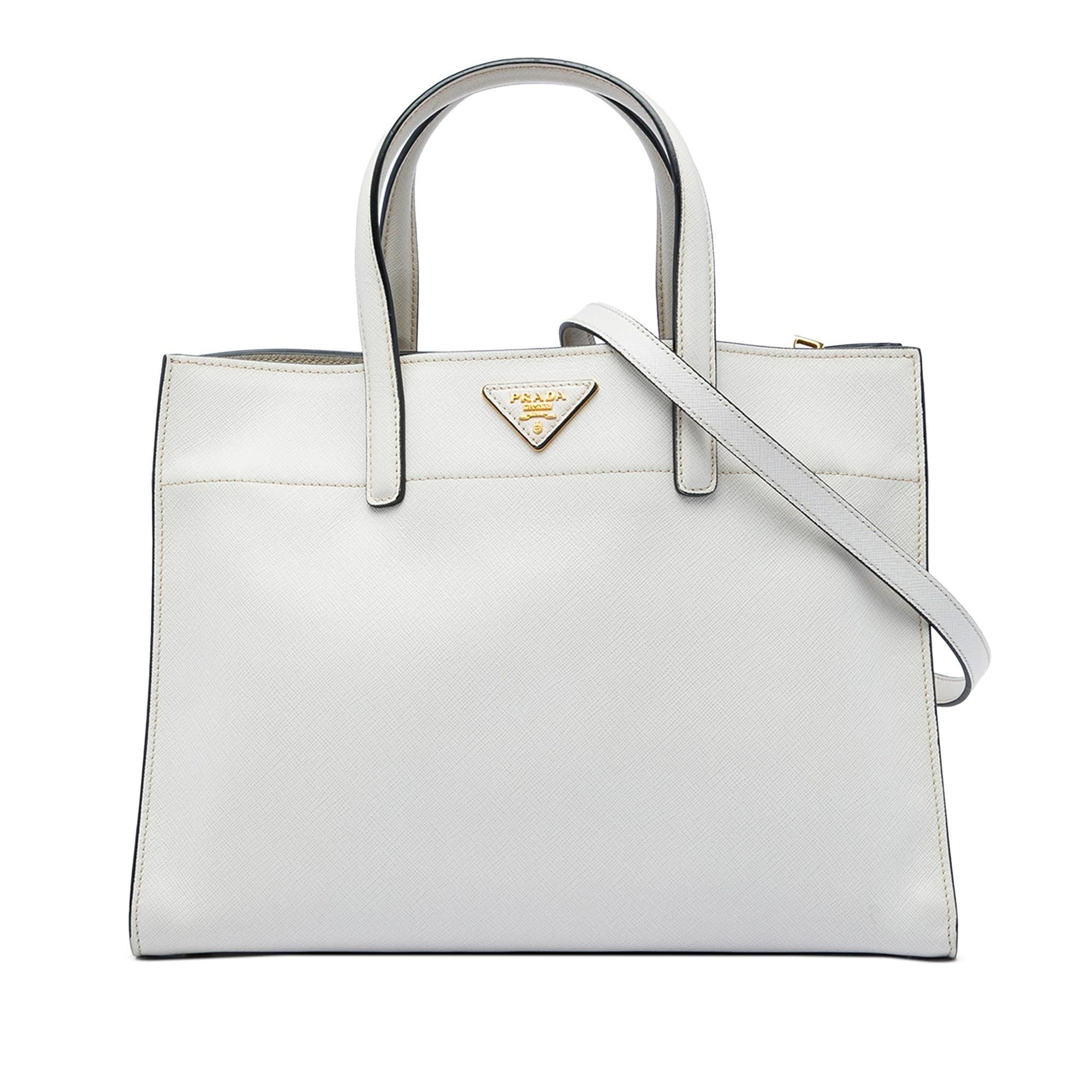 Prada Pocket leather handbag