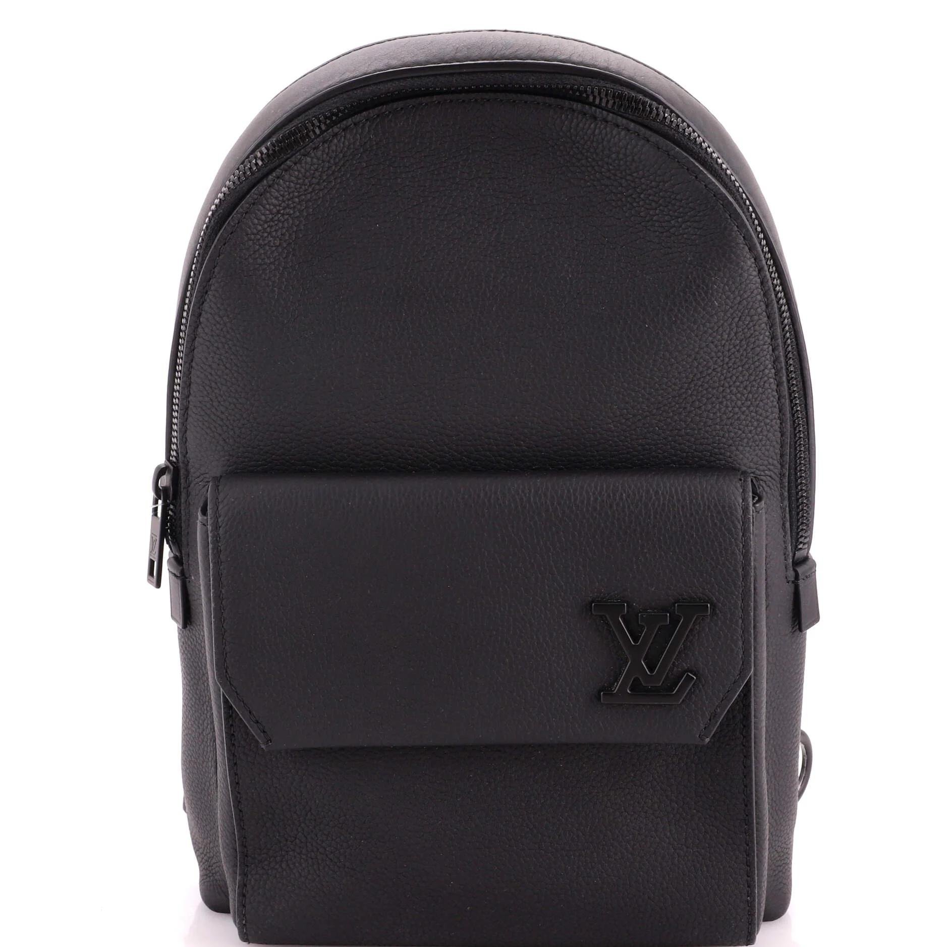 Leather backpack