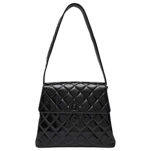 Patent leather handbag