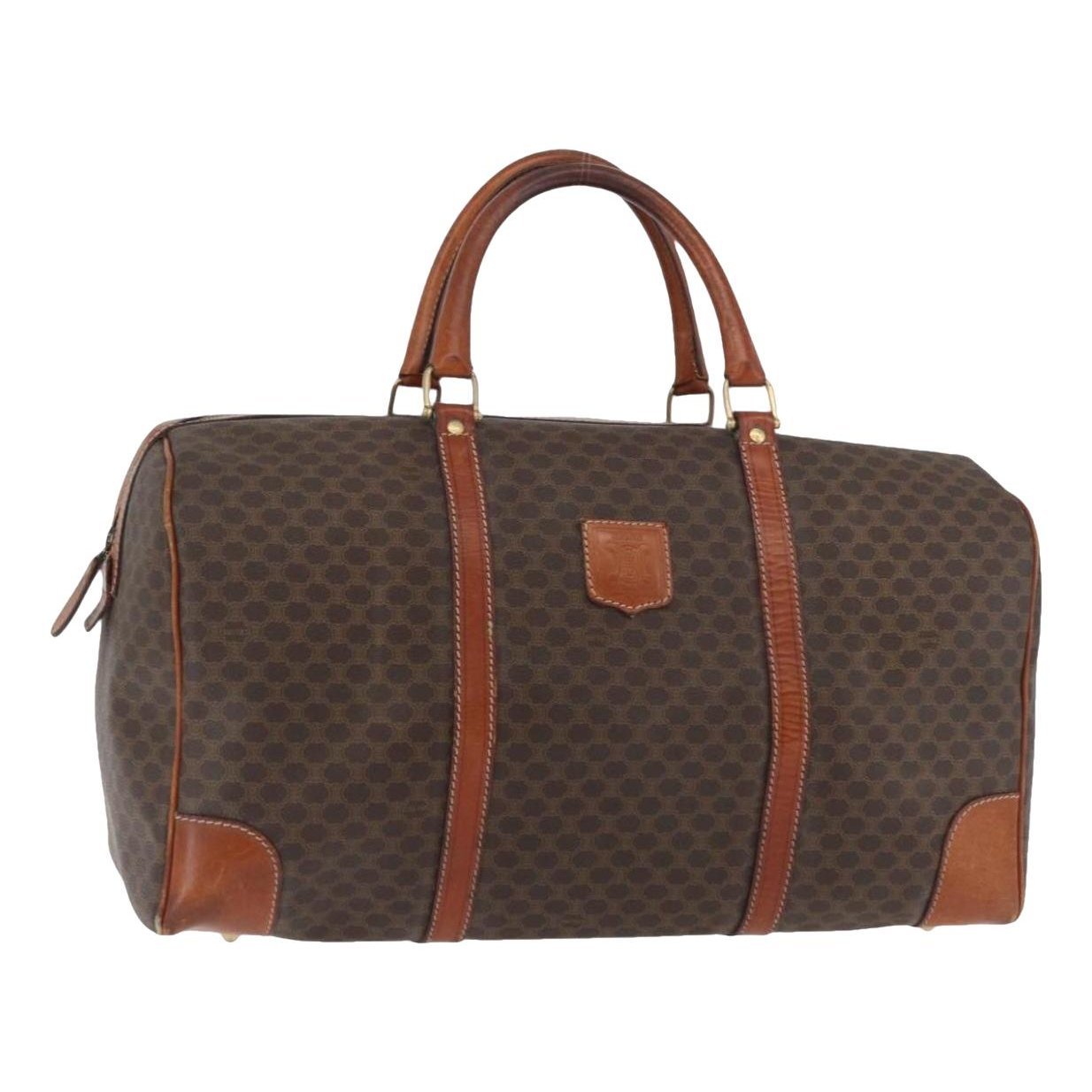 Patent leather travel bag