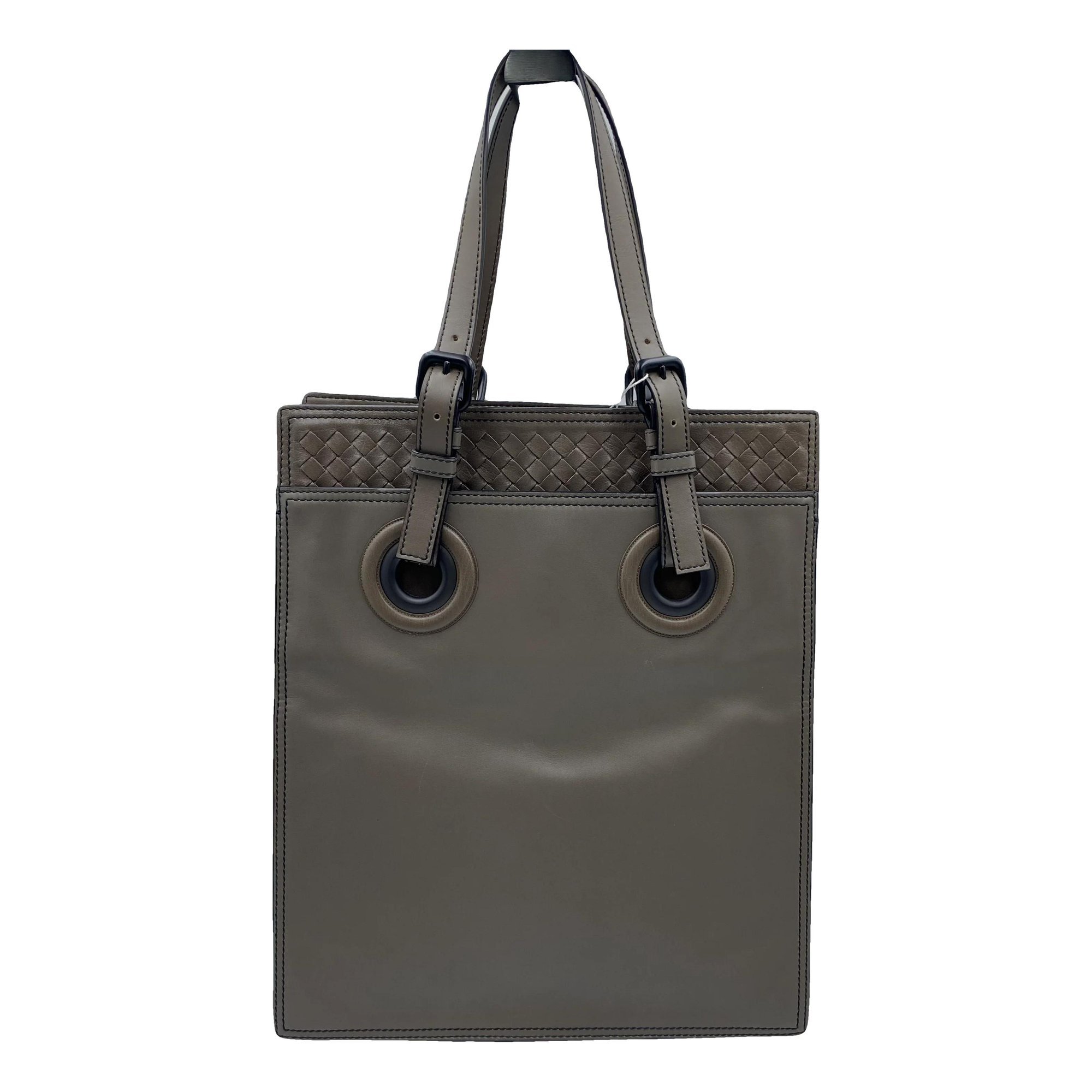 Leather tote