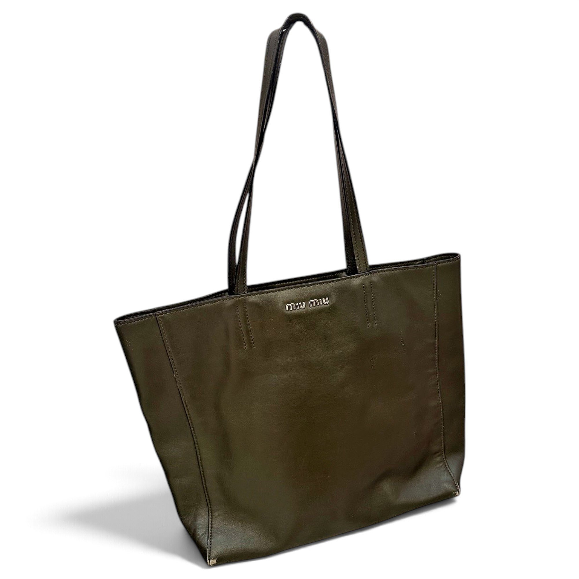 Miu Miu Leather tote