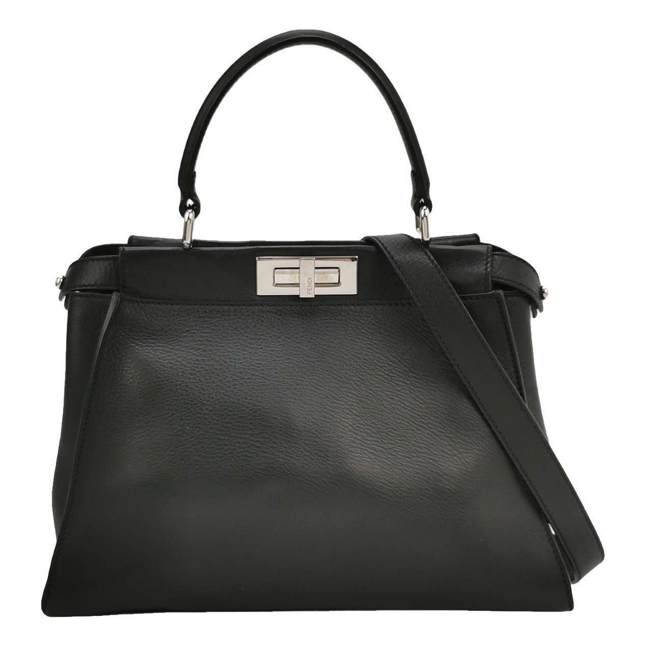 Peekaboo leather handbag