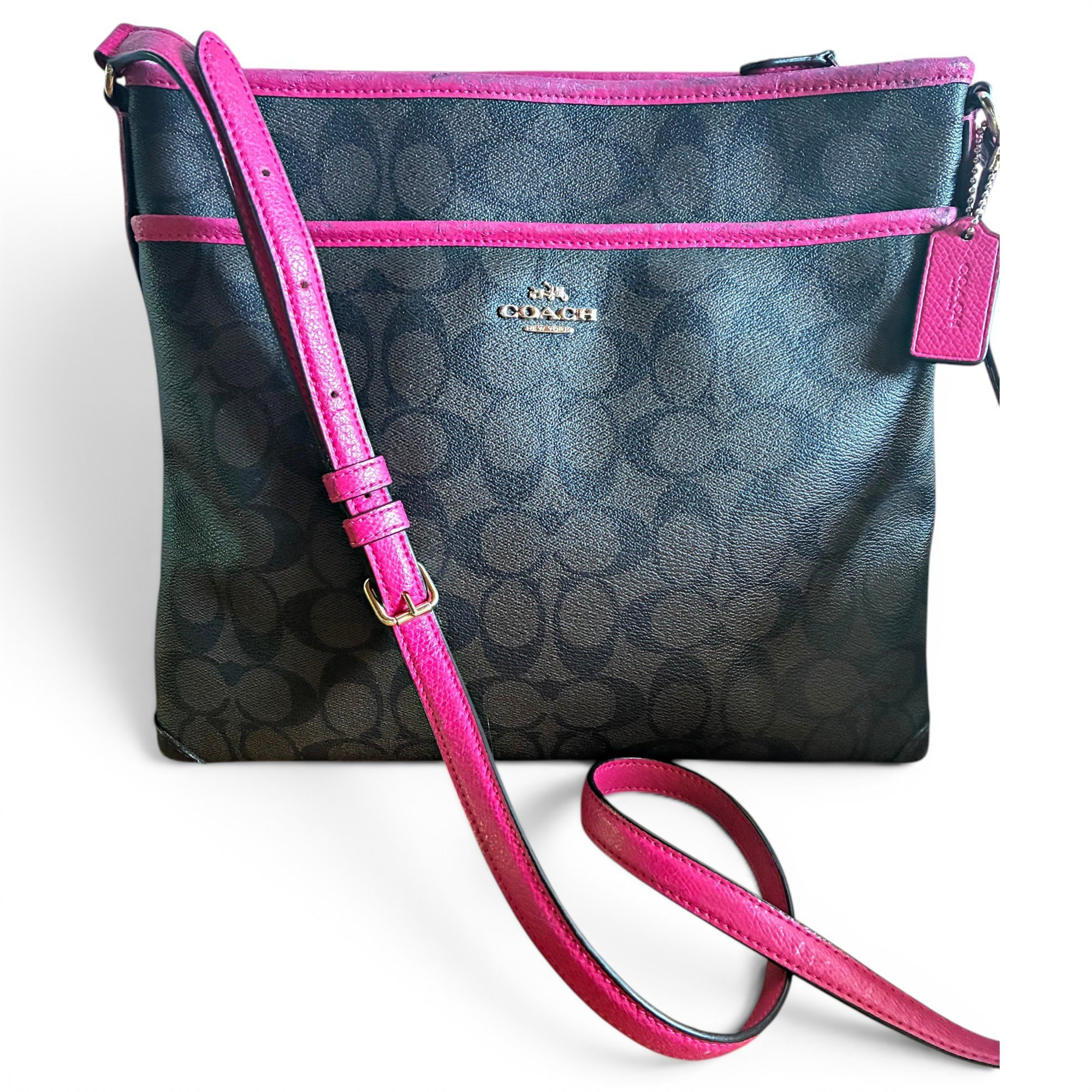 Leather crossbody bag