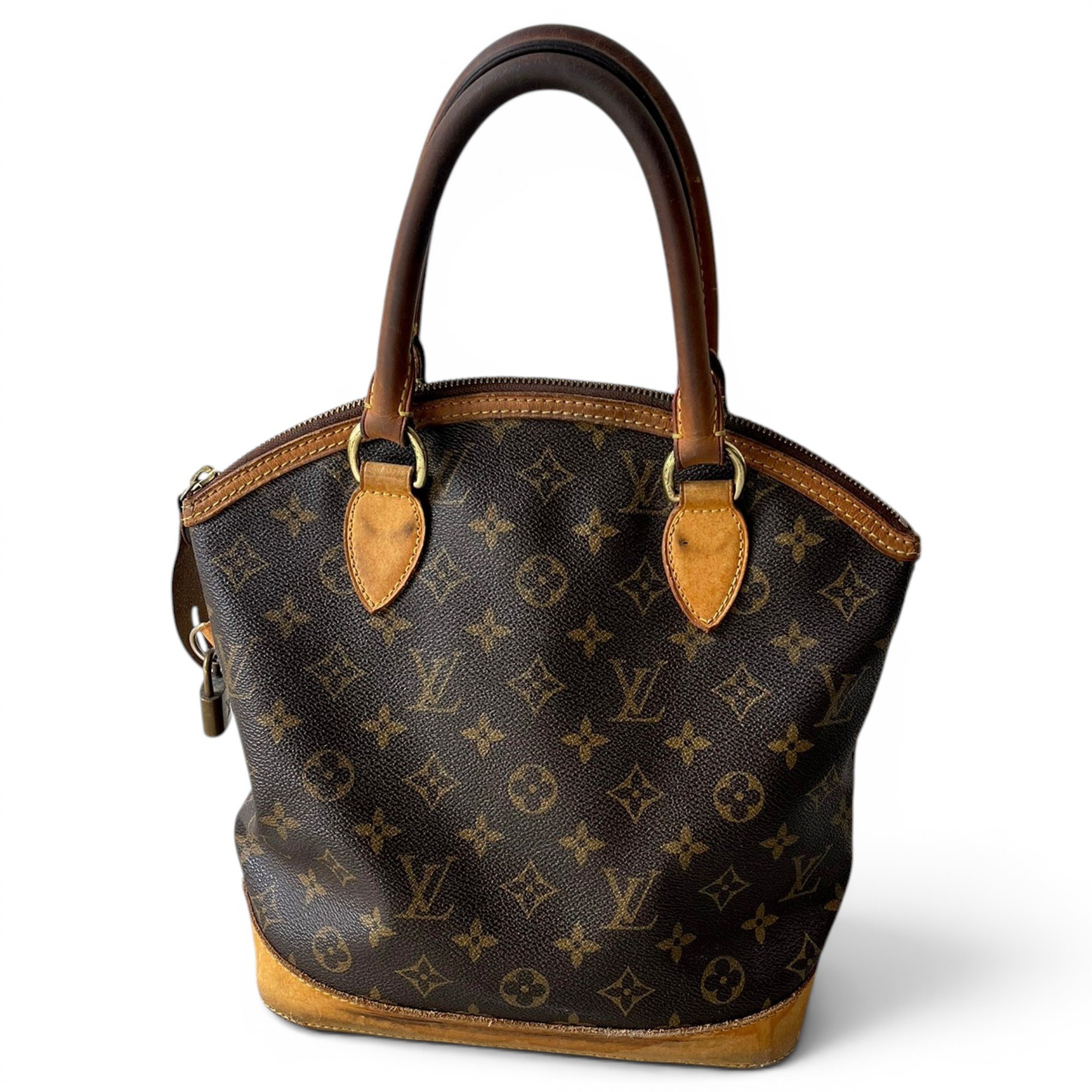 Lockit leather handbag