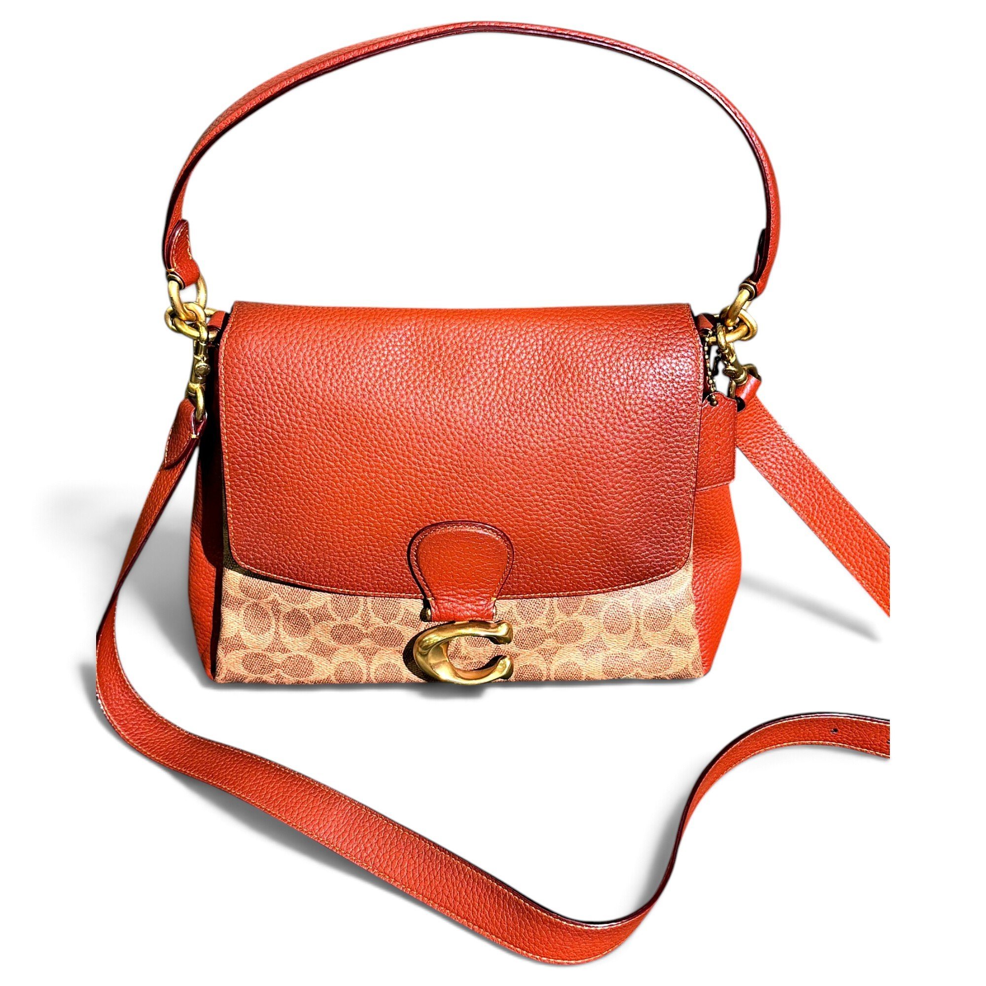 Leather crossbody bag