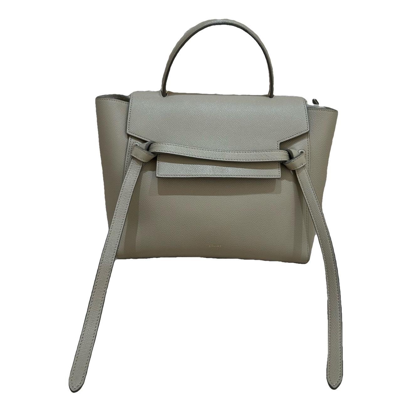 Belt leather handbag