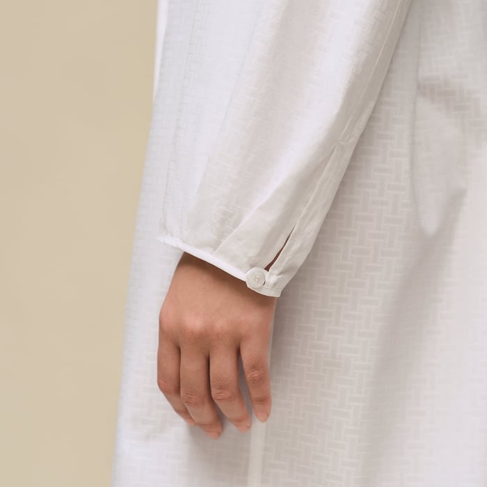 Blanc "Mosaique" Shirt Dress