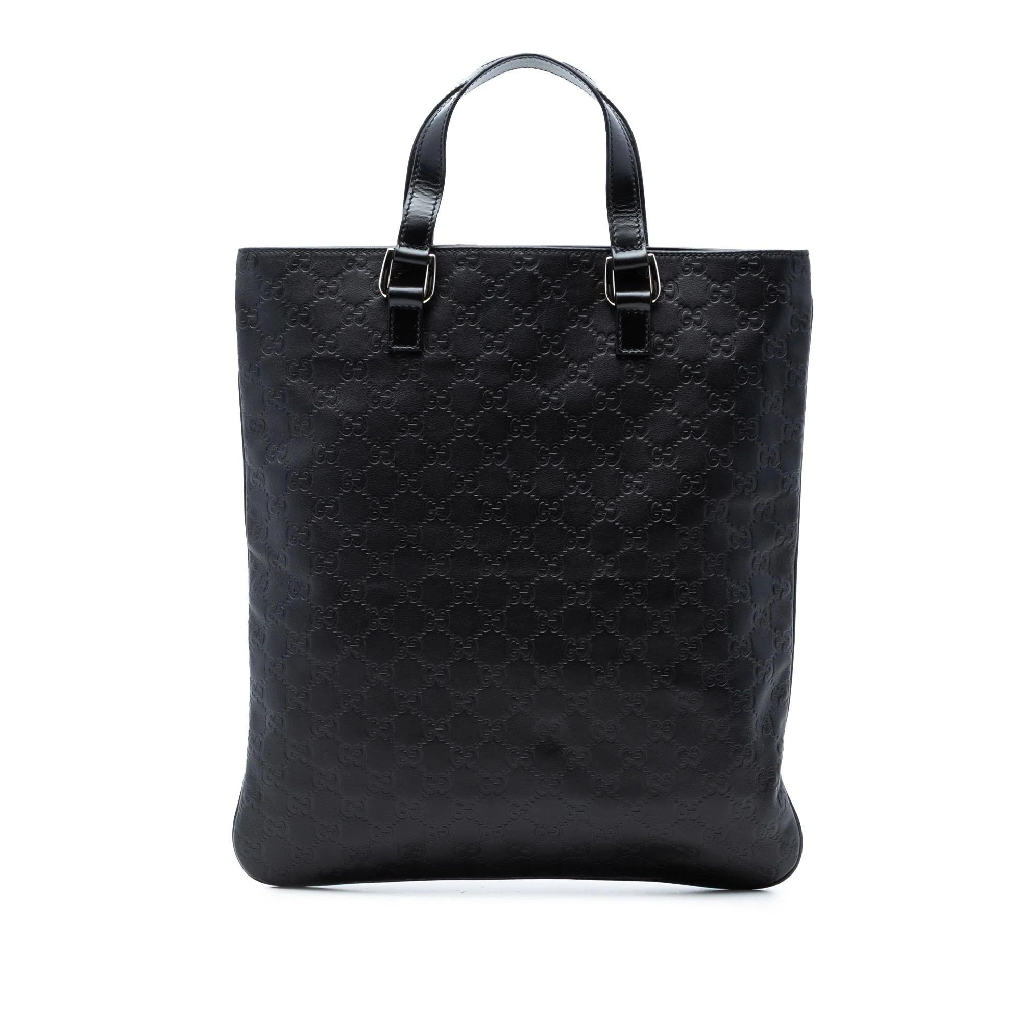 Leather tote