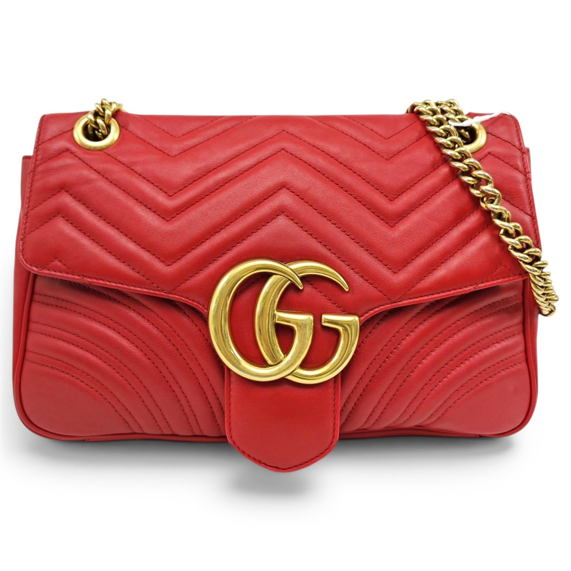 GG Marmont Flap leather crossbody bag