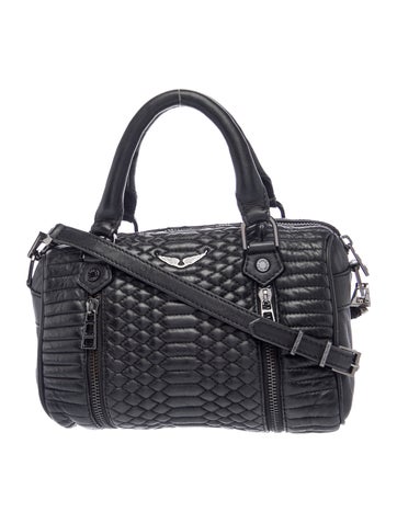 Quilted Messenger Bag