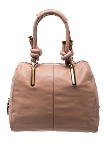 Leather Top Handle Bag